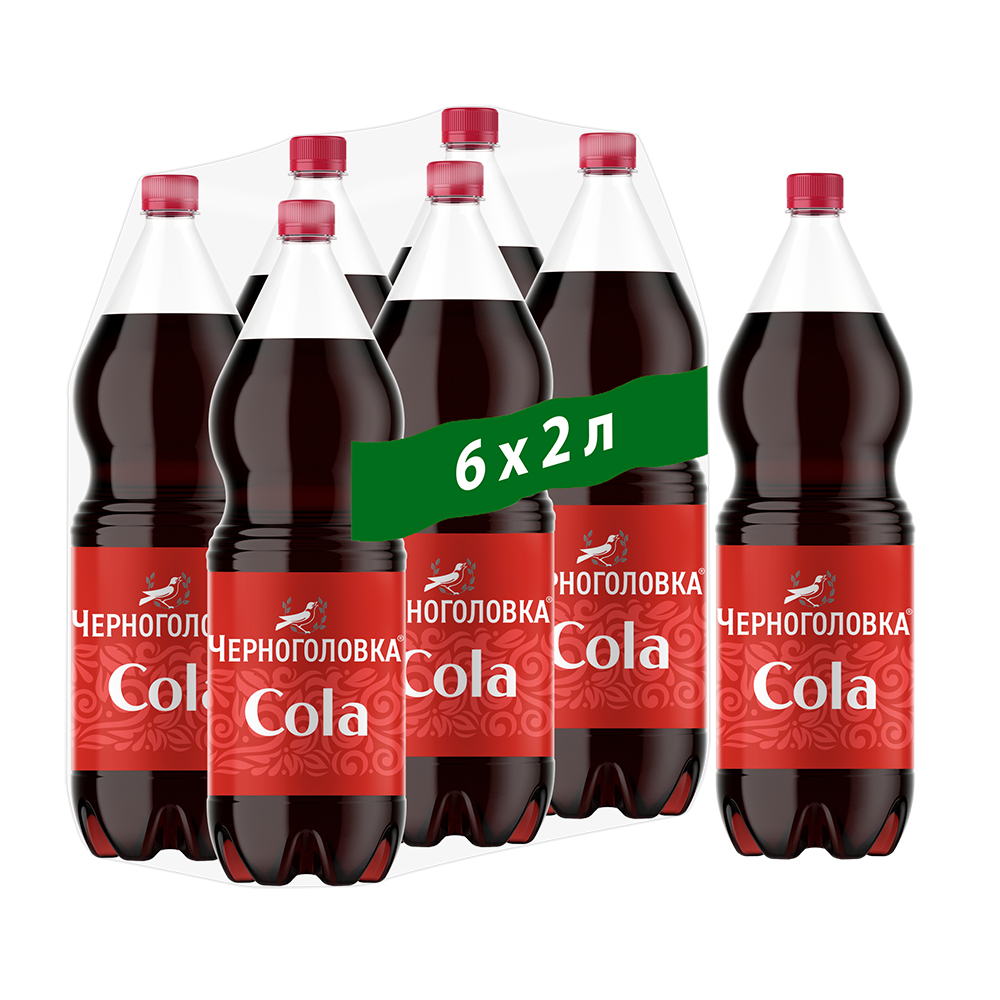  ЧЕРНОГОЛОВКА Кола 2 л, газ, ПЭТ 2 литра