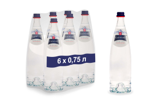 Вода природная питьевая "Courtois", негаз., 0,75л, стекло