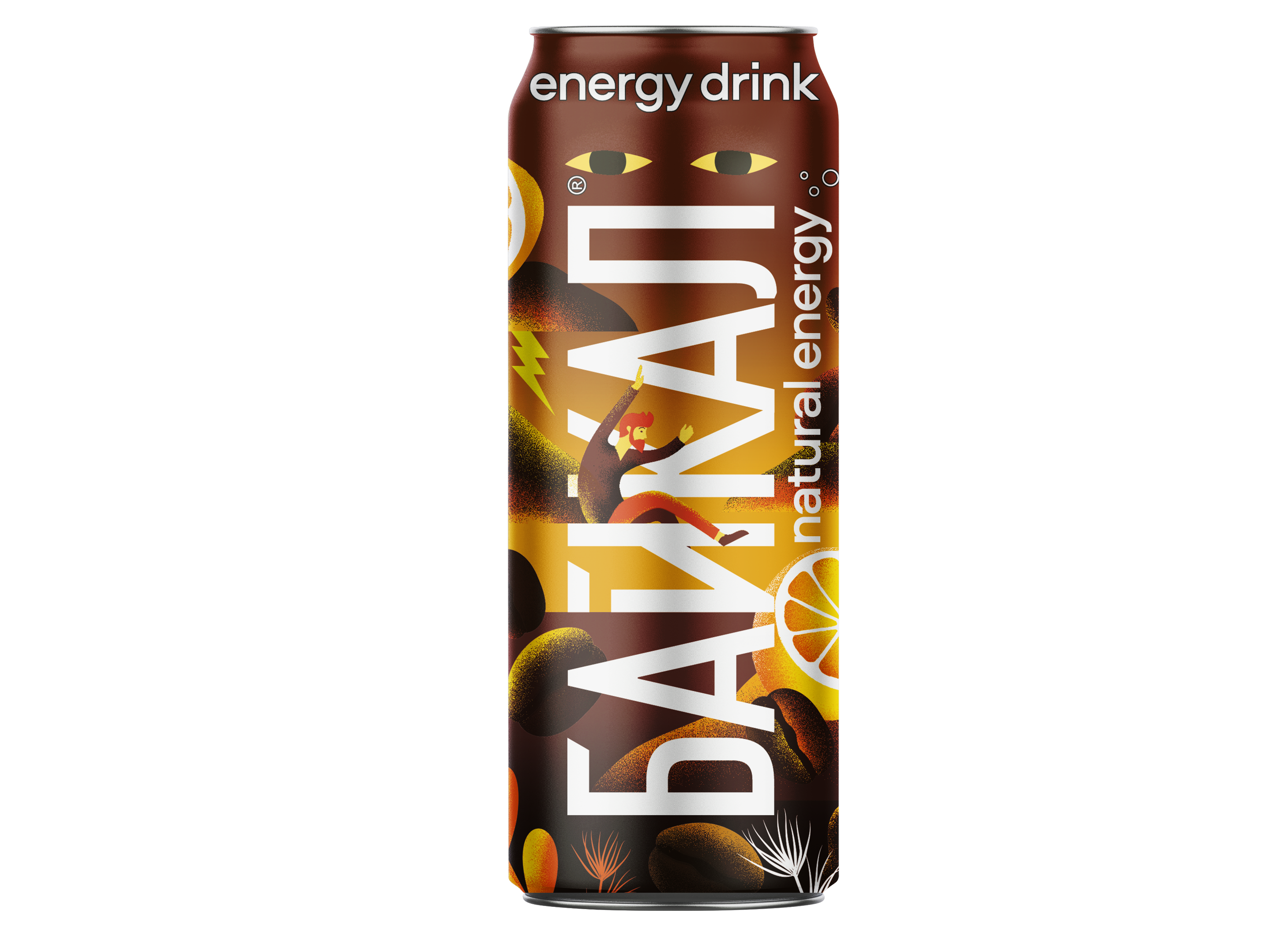  Энергетик БАЙКАЛ natural energy кофе-лимон 0,45 л, ж/б 0,45 литра