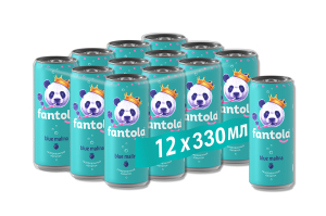  Лимонад  FANTOLA "Blue malina" 0,33 л, газ, ж/б 0,33 литра 