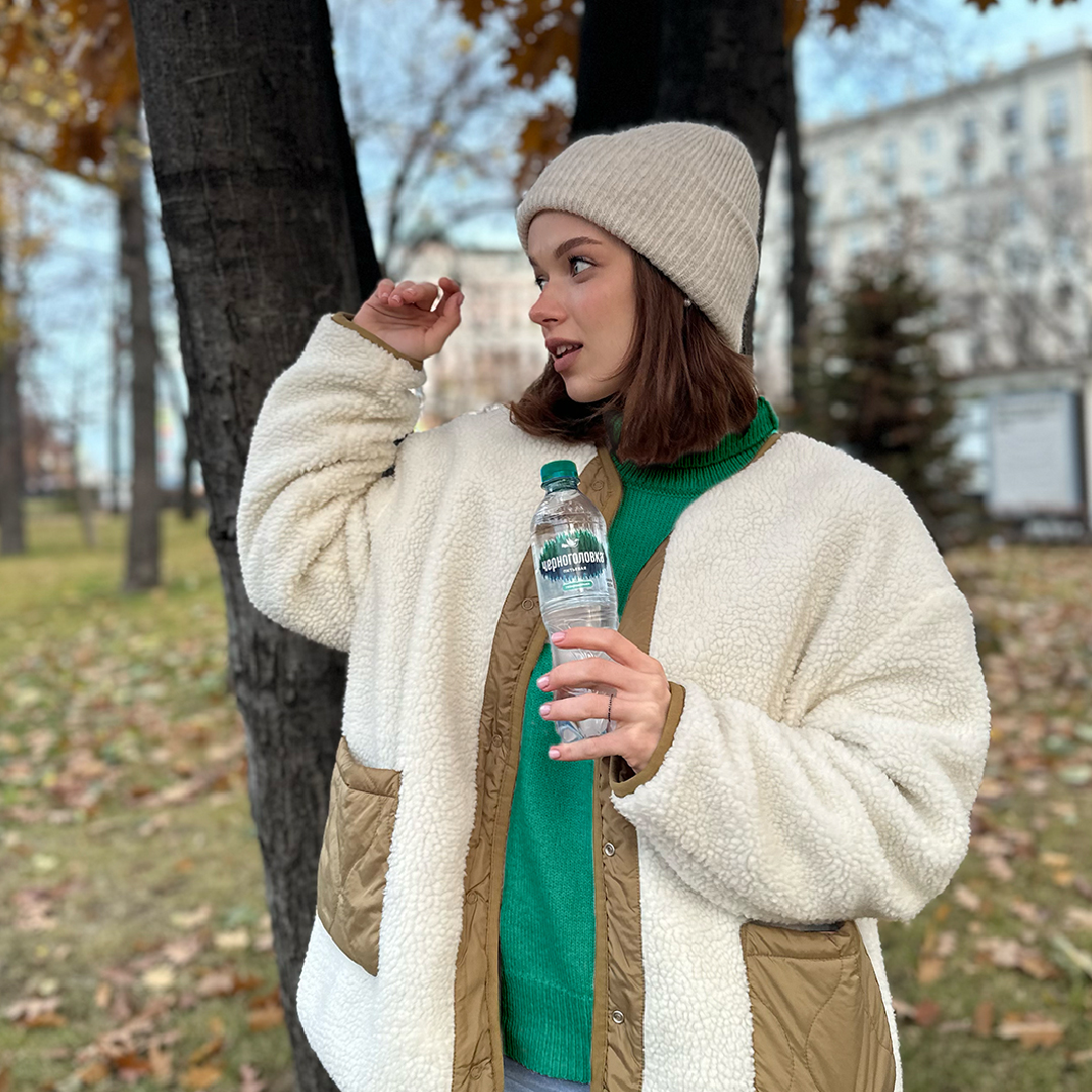 Вода питьевая ЧЕРНОГОЛОВКА 0,5 л, газ, ПЭТ