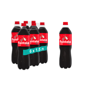  Лимонад FANTOLA (Фантола) Cola 1,5 л, газ, ПЭТ 