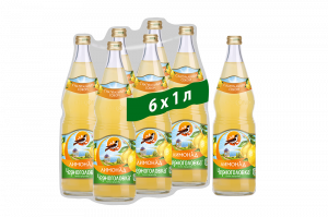 Лимонад Лимонад ЧЕРНОГОЛОВКА оригинальный, 1л, стекло 1 литр