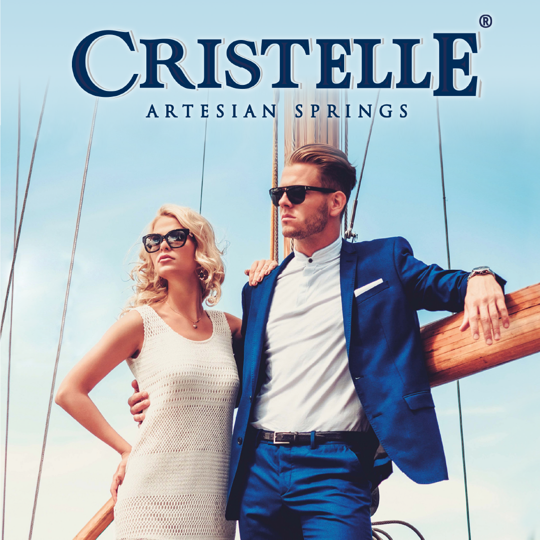 Вода питьевая природная СRISTELLE 0,75 л, газ, стекло, премиум