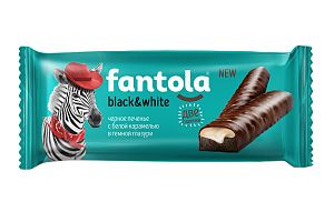 Печенье черное с белой начинкой «FANTOLA Black & White» для детского питания, 50г