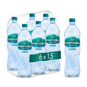 Вода питьевая ЧЕРНОГОЛОВКА 1,5 л, без газа, ПЭТ