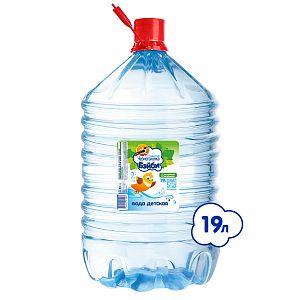 Вода питьевая детская ЧЕРНОГОЛОВКА Бэйби 19 л, одноразовая тара