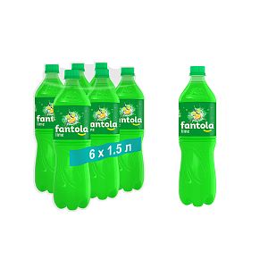 Лимонад FANTOLA (Фантола) Lime 1,5 л, газ, ПЭТ