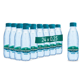 Вода питьевая ЧЕРНОГОЛОВКА 0,25 л, без газа, ПЭТ