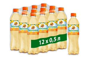  Лимонад ЧЕРНОГОЛОВКА оригинальный 0,5 л, газ, ПЭТ 