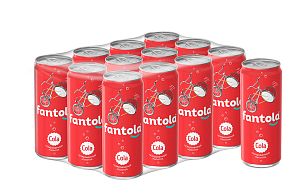 Лимонад FANTOLA "Cola" 0,33 л, газ, ж/б