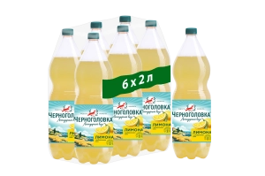 Лимонад Лимонад ЧЕРНОГОЛОВКА оригинальный 2 л, газ, ПЭТ 2 литра